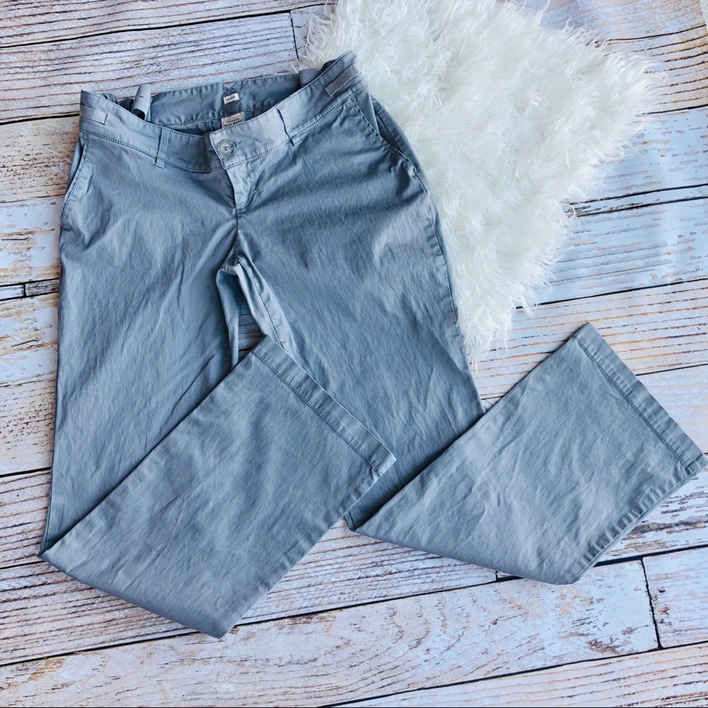 Old Navy Maternity Real Waist Gray Cords - 4